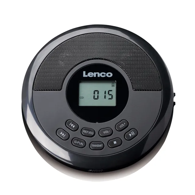 lenco-cd-340bk-tragbarer-cd-mp3-player-mit-bluetooth-und-lautsprechern-schwarz image 1