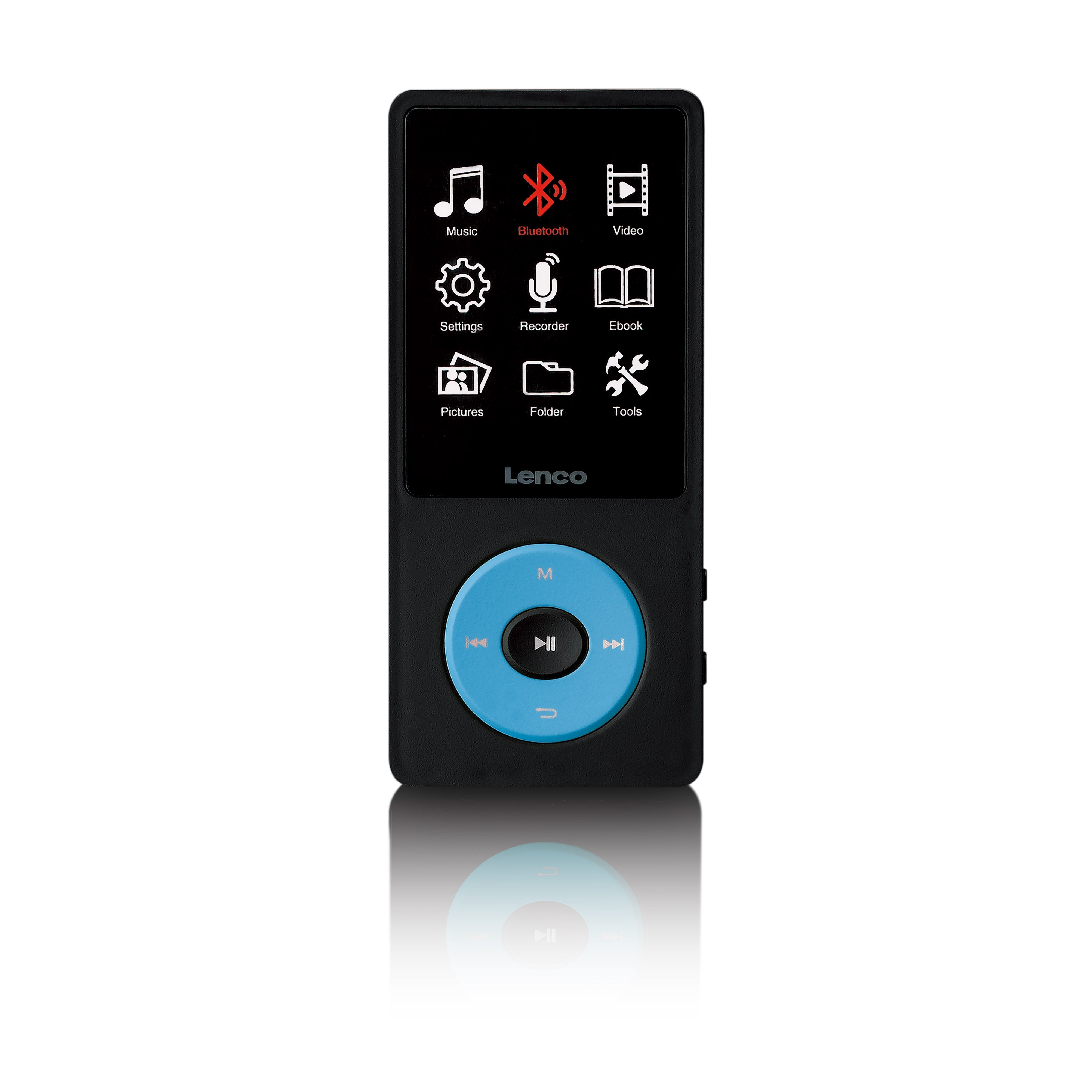 lenco-xemio-860bu-mp3-mp4-player-mit-bluetooth-5-3-8-gb-blau image 1
