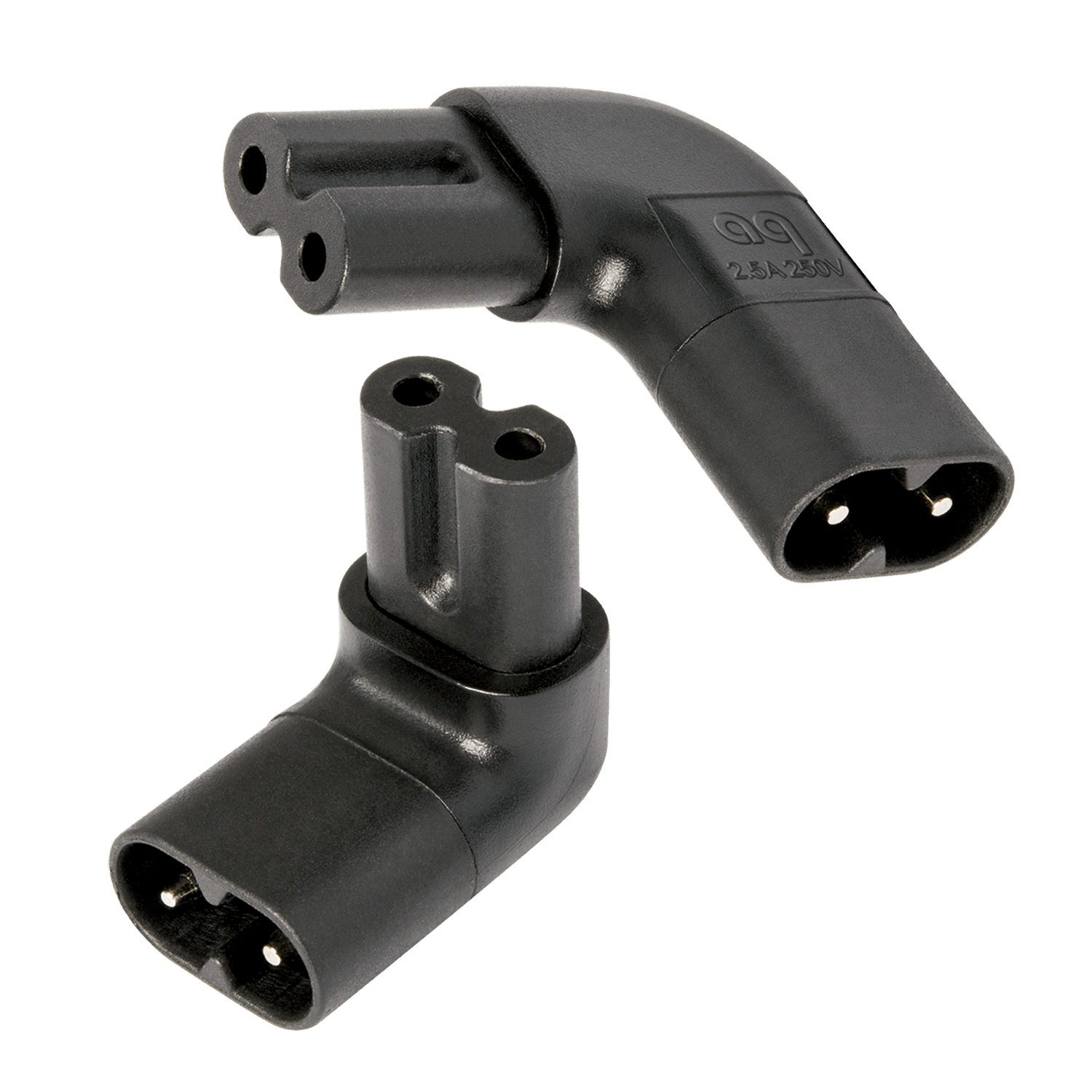 audioquest-c7-90-netzadapter-iec-c7-auf-c8 image 1