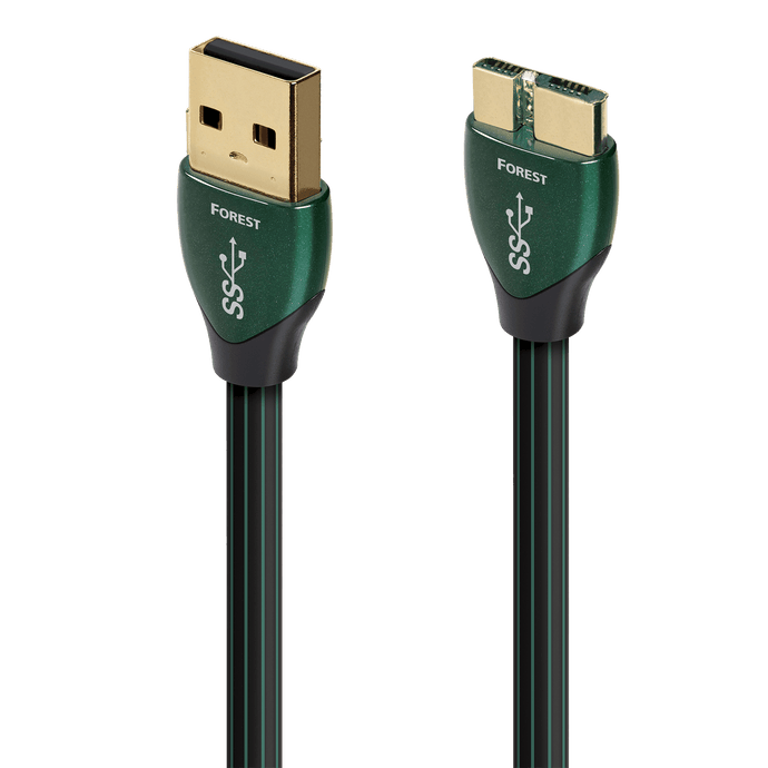audioquest-forest-usb-a-3-0-micro-b-3-0-kabel-0-5-silber image 2