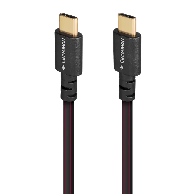 audioquest-cinnamon-usb-c-c-1-25-silber-halbfeste-konzentrische-leiter image 1