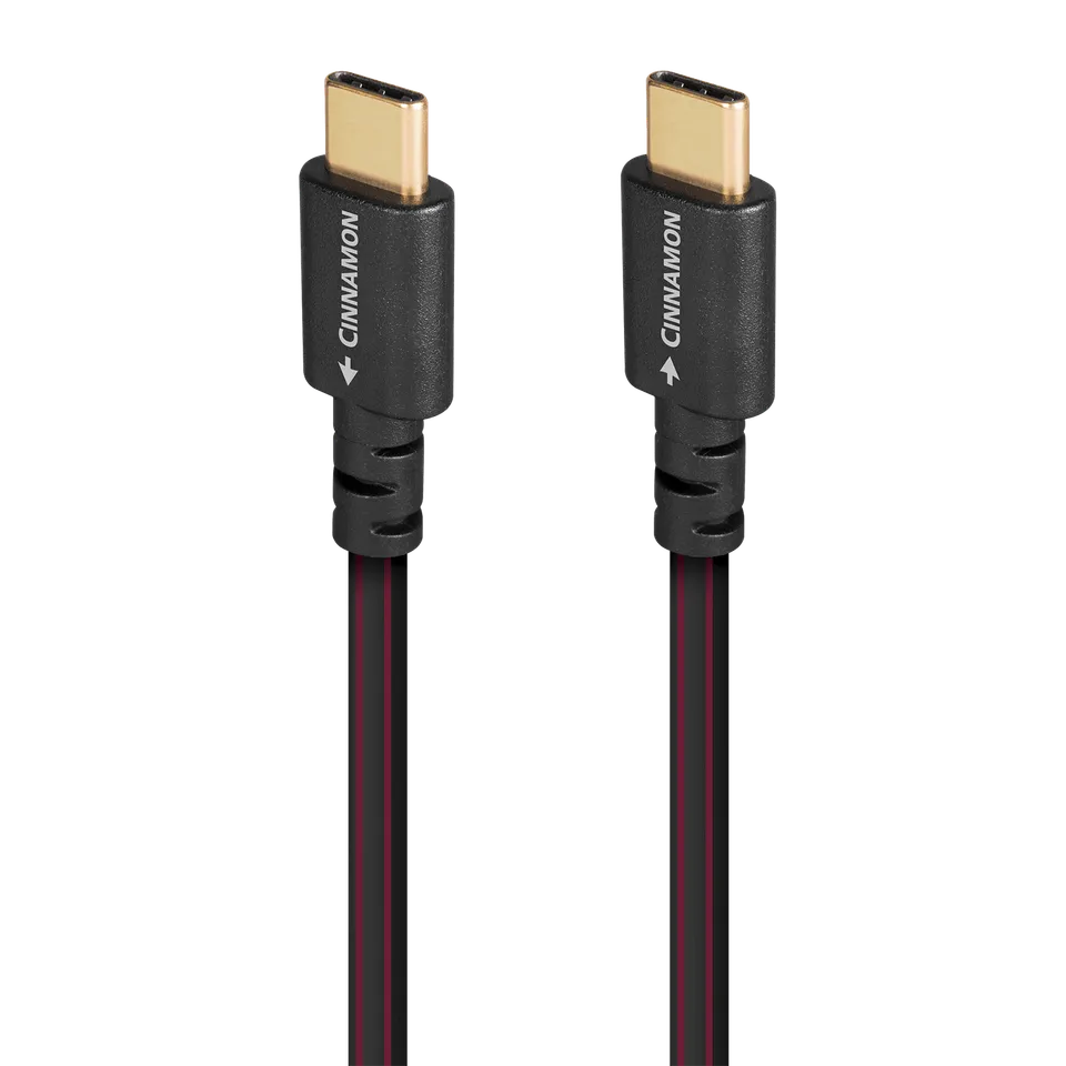 audioquest-cinnamon-usb-c-c-1-25-silber-halbfeste-konzentrische-leiter image 1