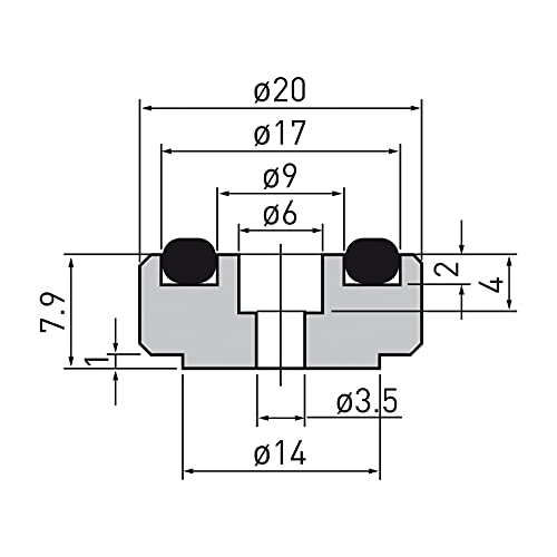 dynavox-ger-tef-e-mit-r-ndelung-mini-aus-aluminium-4er-set-schwarz-eloxiert-f-r- image 5