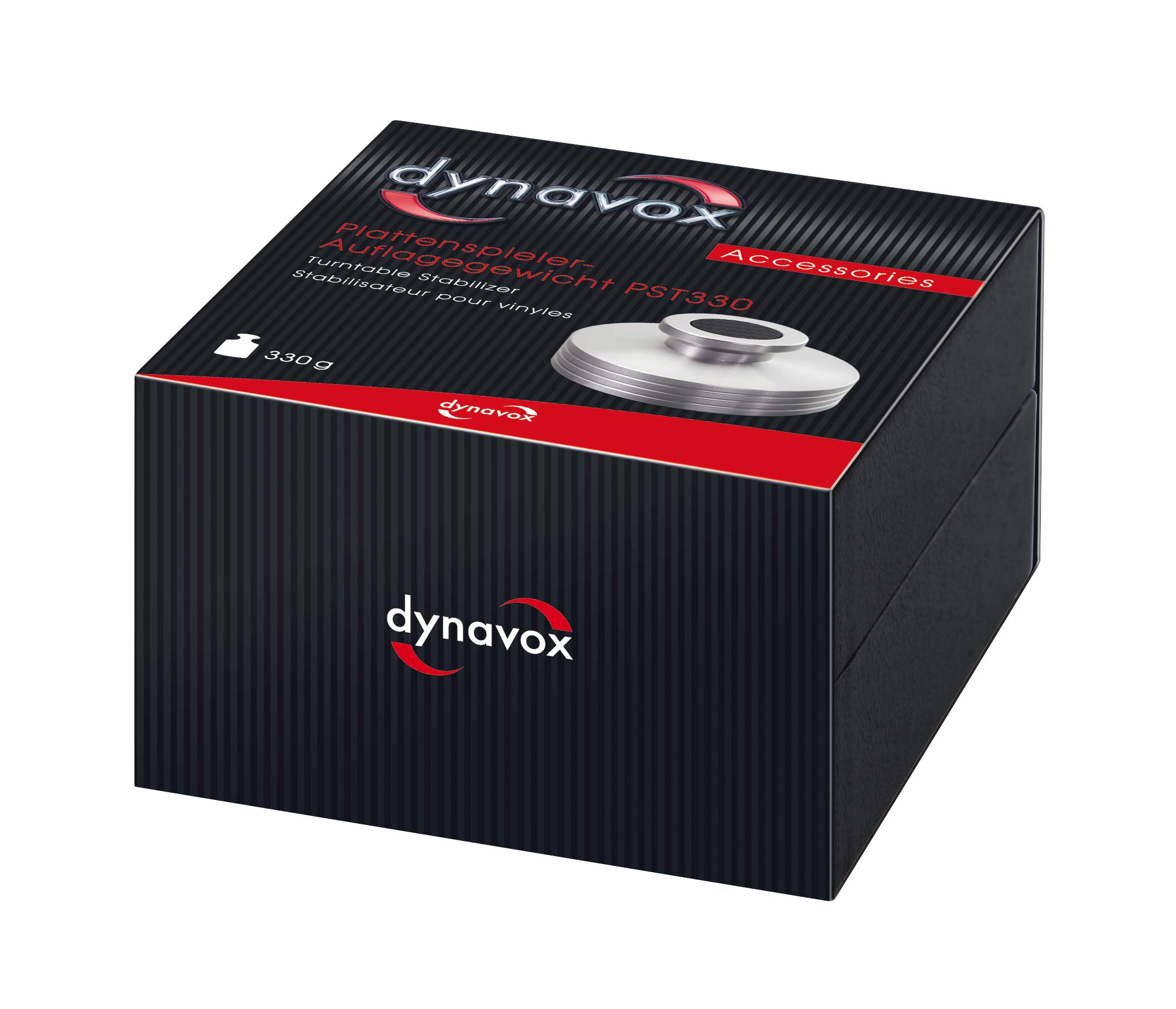 dynavox-pst330-plattenspieler-stabilizer-auflagegewicht-330g-aluminium-schwarz image 3
