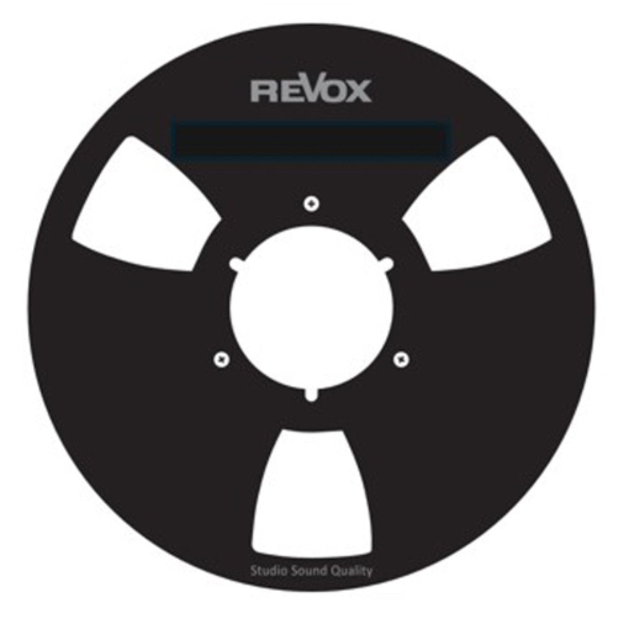 revox-standard-empty-reel-black-leerspule-26-5-cm-nab-metall-inkl-archivbox image 1