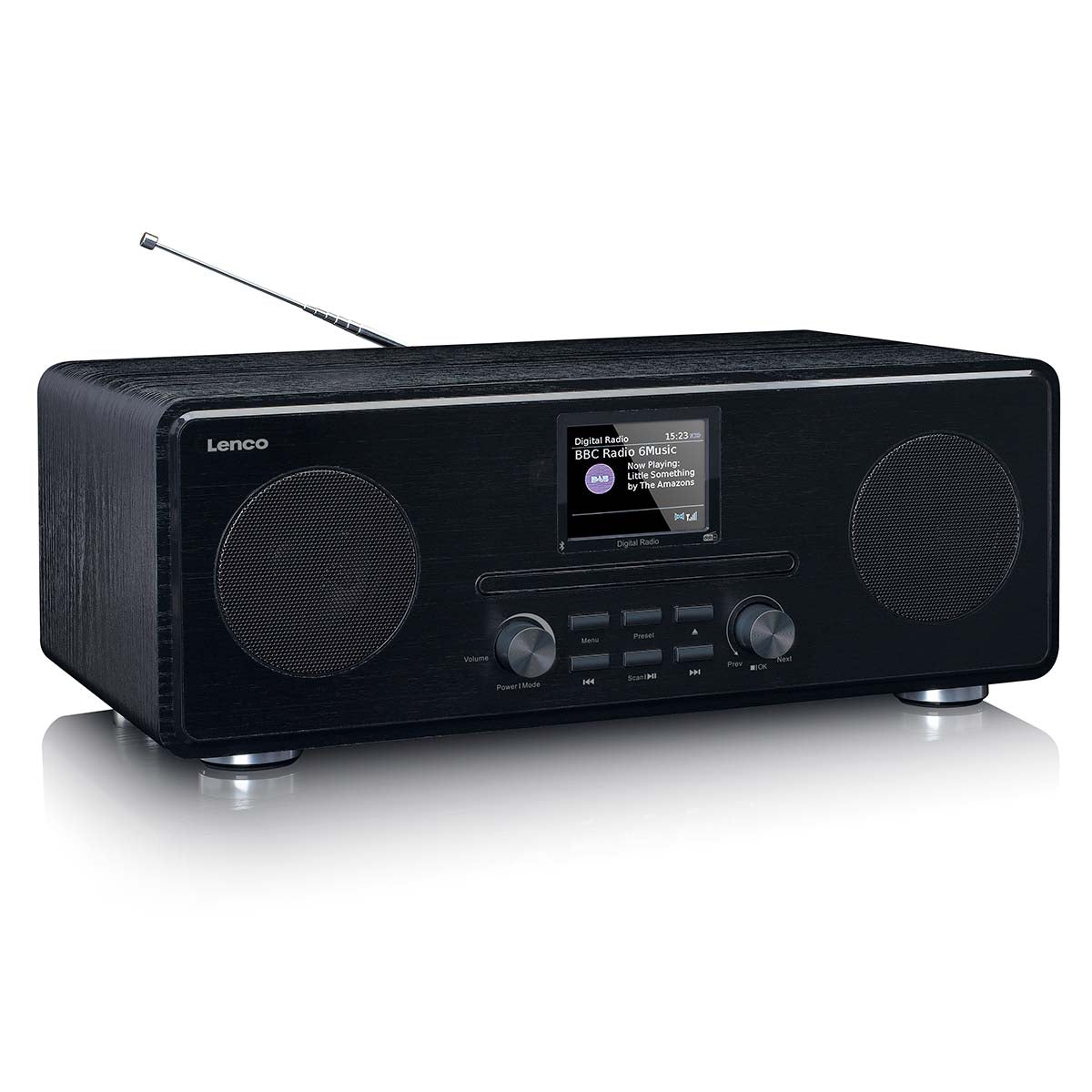 lenco-dar-061bk-dab-fm-radio-mit-cd-spieler-und-bluetooth-schwarz image 4