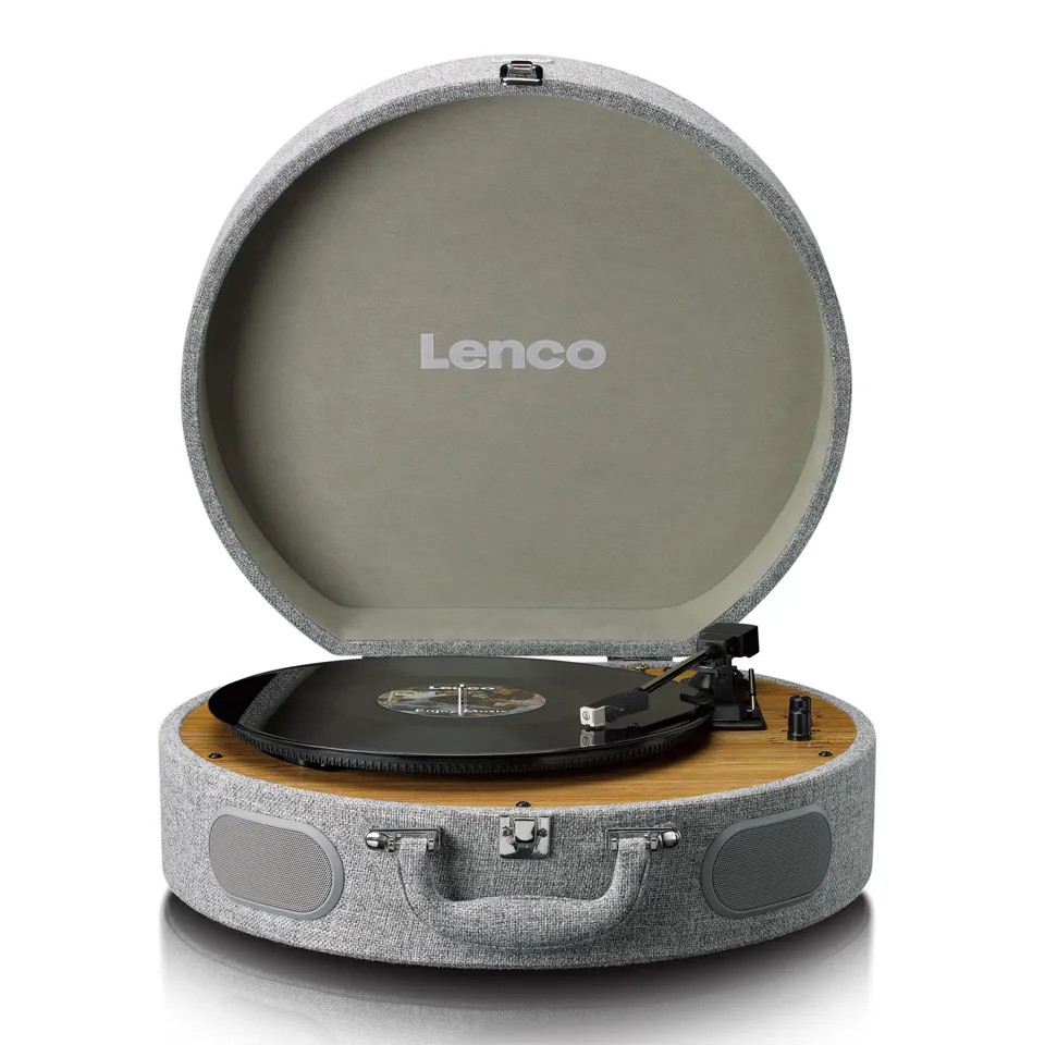 lenco-ls-66gy-retro-plattenspieler-holz-mit-lautsprechern-bluetooth-at3600l-grau image 1