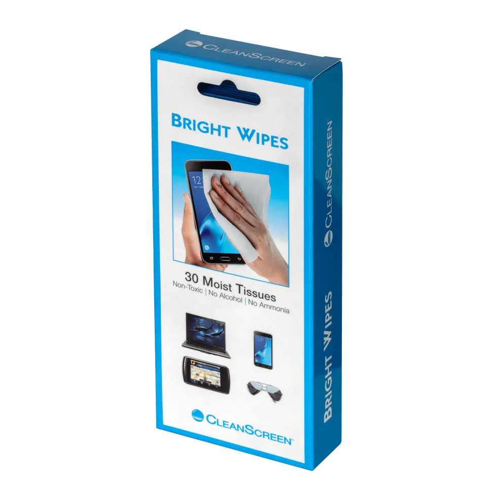 audioquest-cleanscreen-bright-wipes-30-alkoholfreie-reinigungst-cher-f-r-bildsch image 1