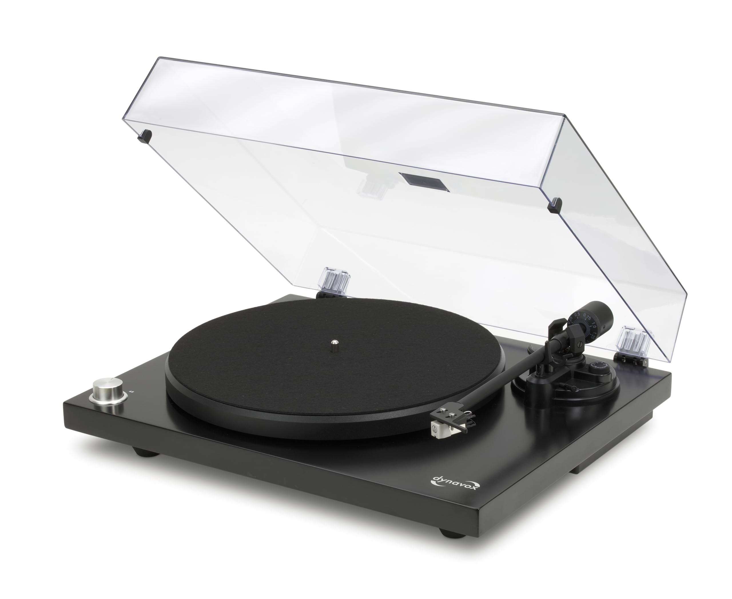 dynavox-ps-320-bt-hifi-plattenspieler-mit-riemenantrieb-und-bluetooth-schwarz image 1
