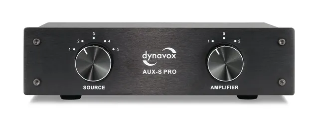 dynavox-aux-s-pro-cinch-umschalter-5-eing-nge-schwarz image 1