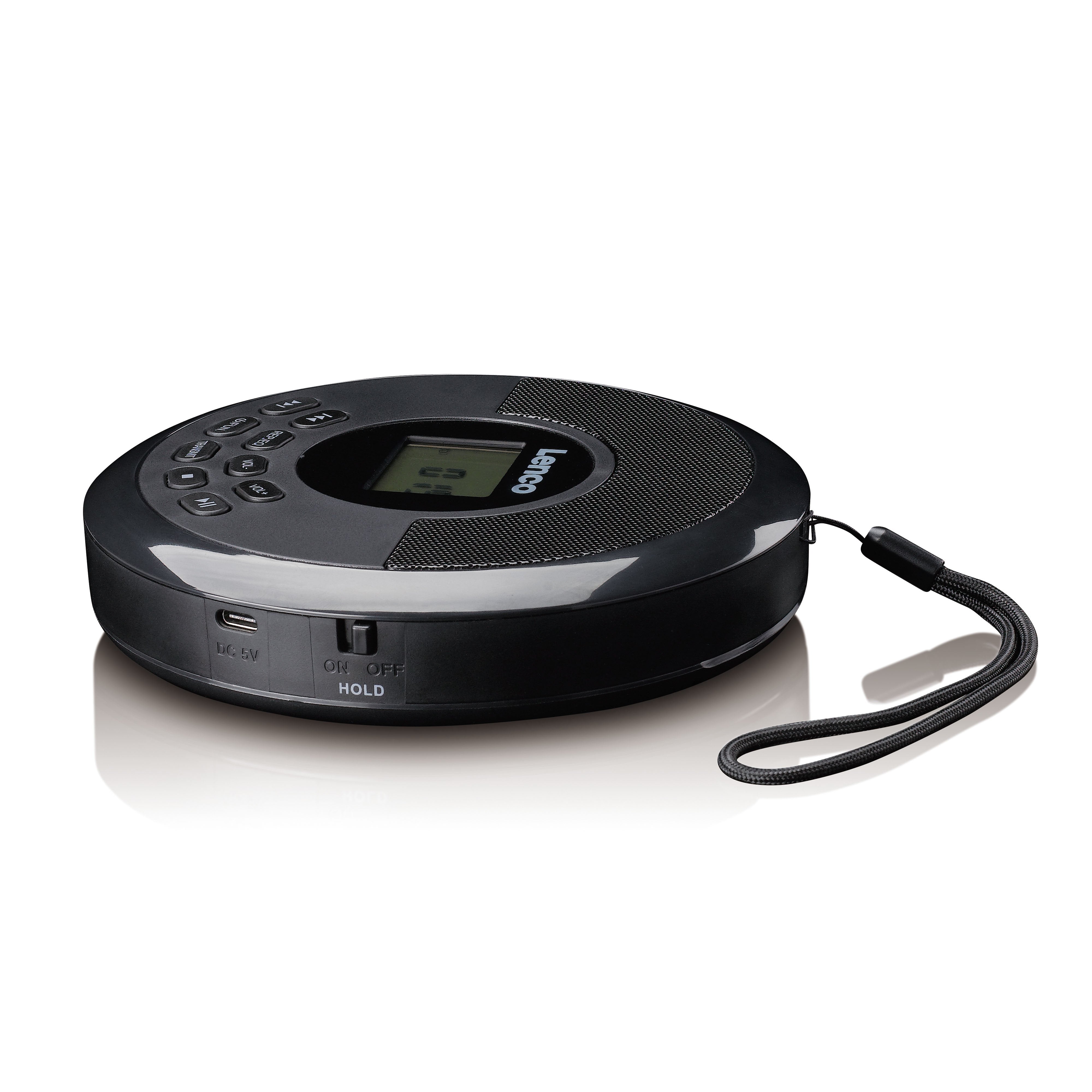 lenco-cd-340bk-tragbarer-cd-mp3-player-mit-bluetooth-und-lautsprechern-schwarz image 5
