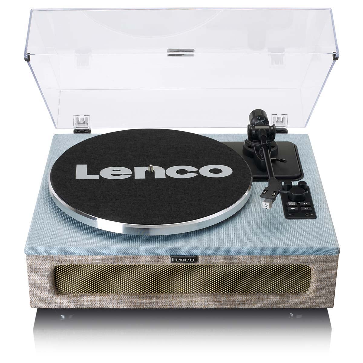 lenco-ls-440bubg-plattenspieler-mit-4-eingebauten-lautsprechern-bluetooth-5-0-bl image 1