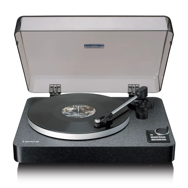 lenco-lbta-165bk-vollautomatischer-plattenspieler-mit-bluetooth-schwarz image 1