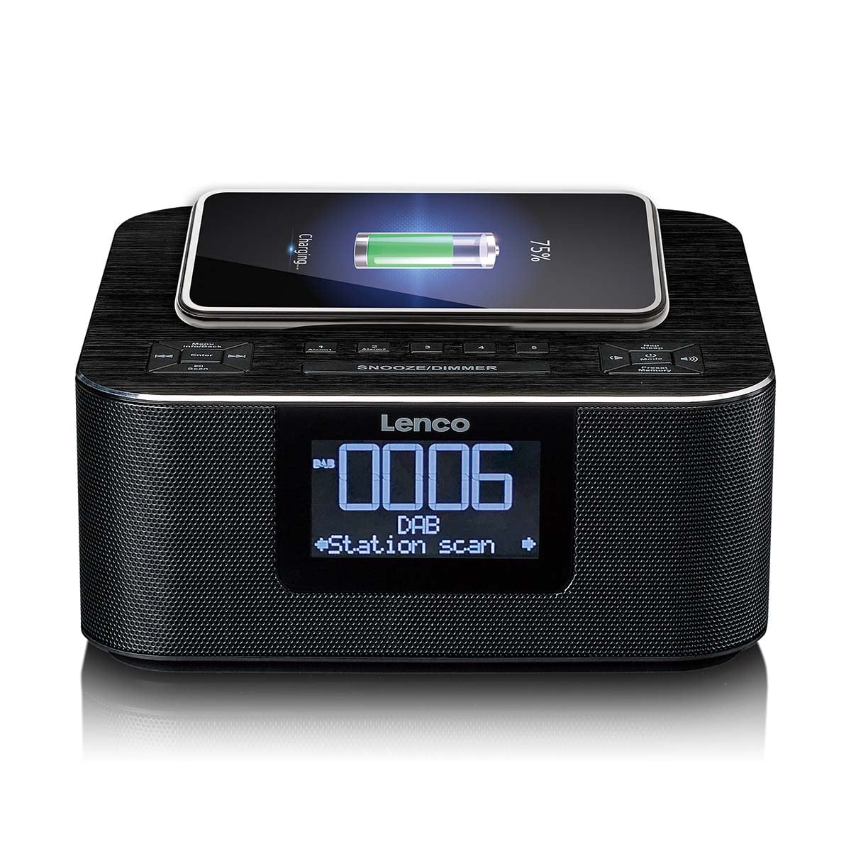 lenco-cr-650bk-dab-fm-weckerradio-mit-bluetooth-und-wireless-charging-schwarz image 5