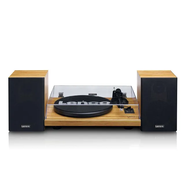 lenco-ls-500ok-plattenspieler-mit-verst-rker-bluetooth-und-2-lautsprechern-holz image 1