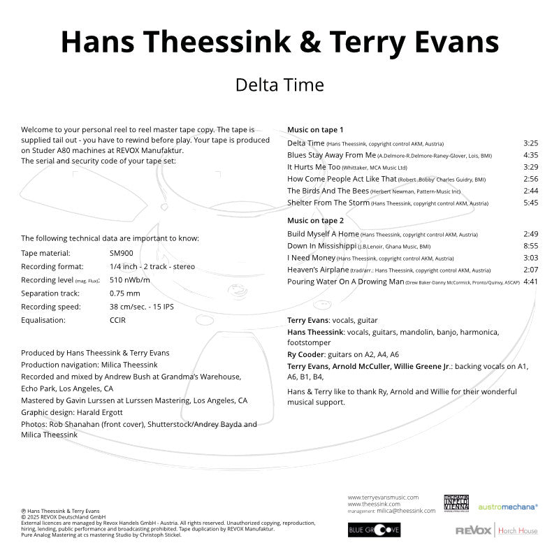 revox-master-tape-edition-hans-theessink-terry-evans-delta-time-blues image 3