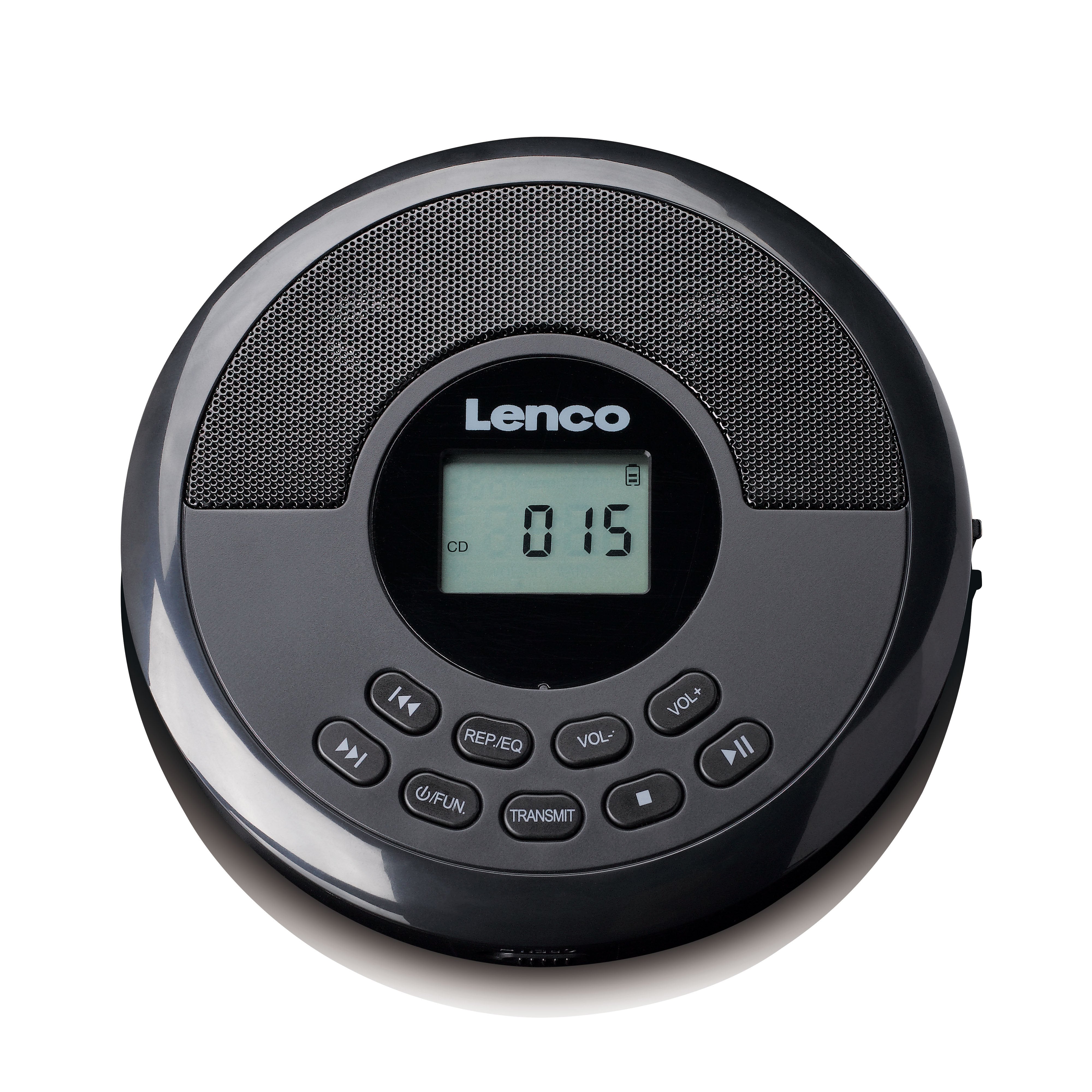 lenco-cd-340bk-tragbarer-cd-mp3-player-mit-bluetooth-und-lautsprechern-schwarz image 1