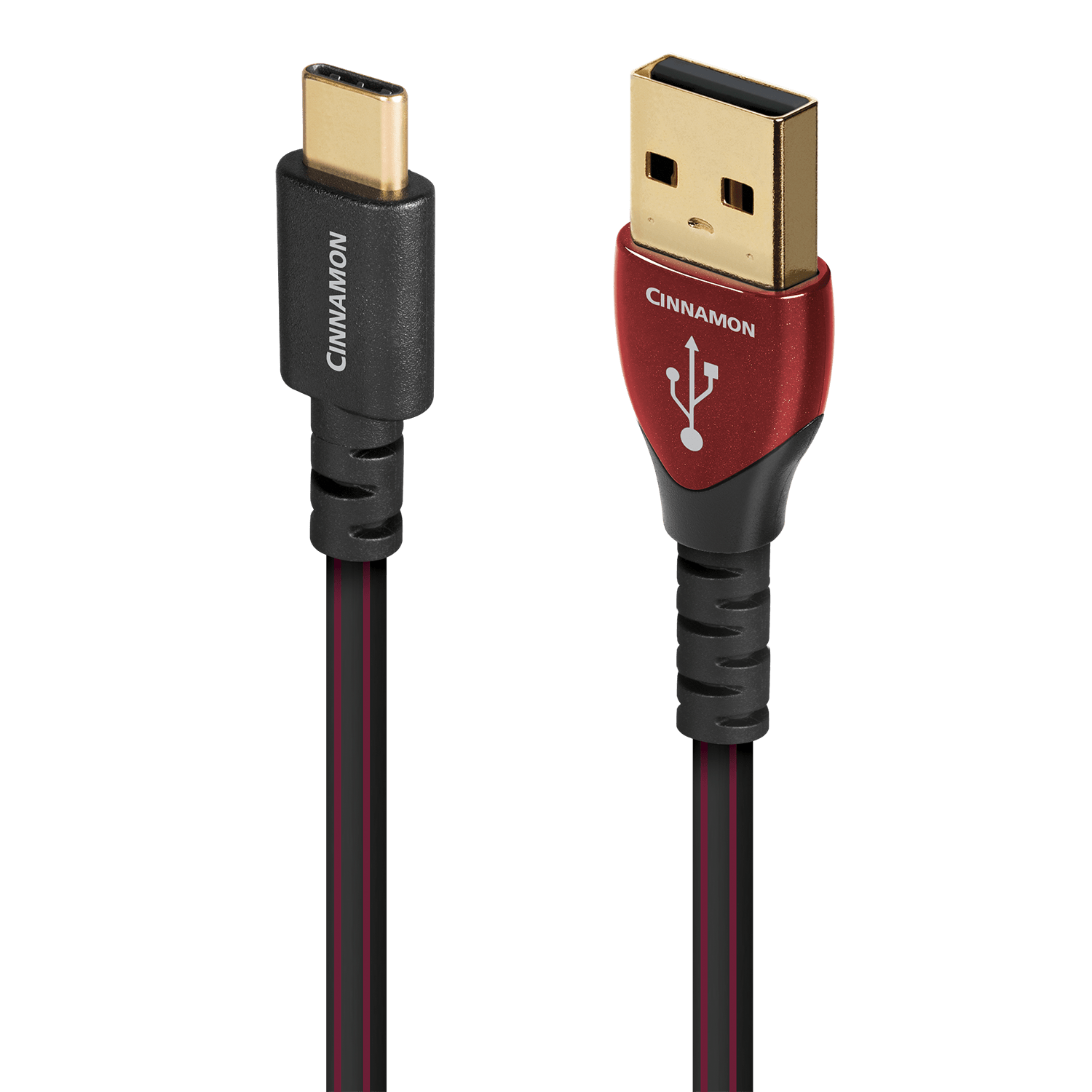 audioquest-cinnamon-usb-c-auf-usb-a-kabel-halbfeste-konzentrische-1-25-silberlei image 1