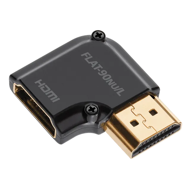 audioquest-hdmi-90-nu-l-flat-adapter-platzsparender-winkeladapter-f-r-enge-r-ume image 1