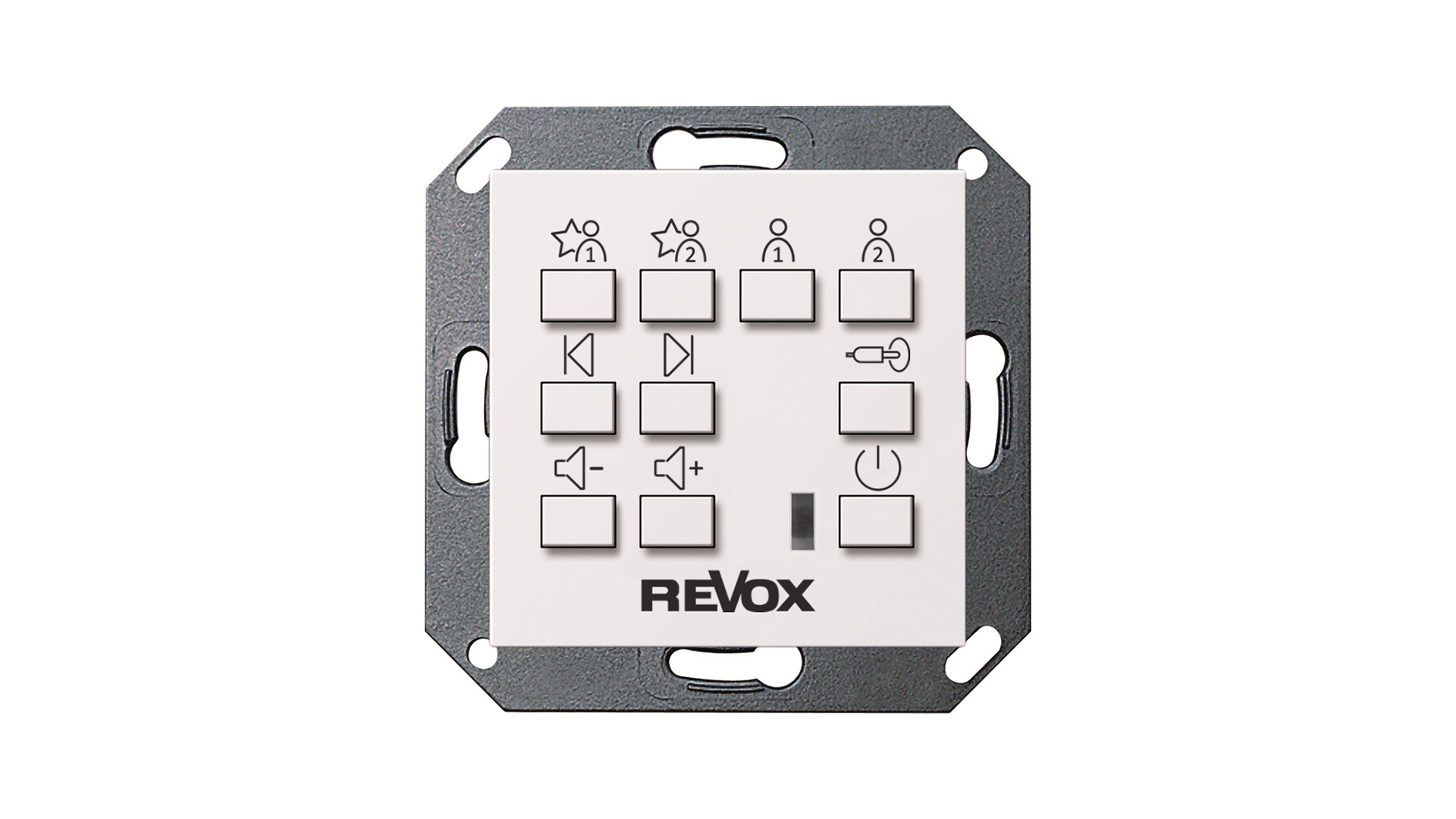 revox-c18-multiuser-wall-control-wandbedieneinheit-rahmen-nicht-inklusive image 1