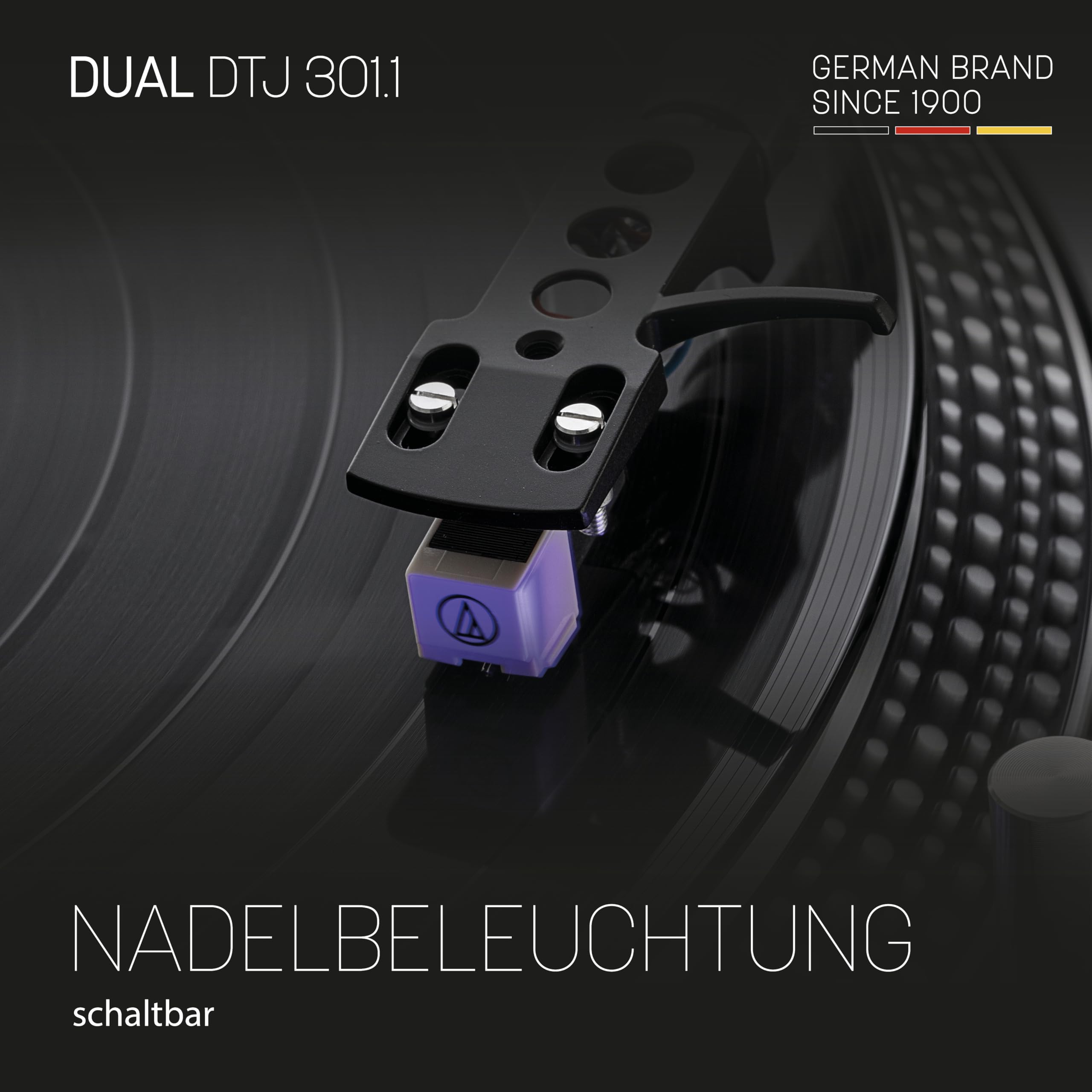 dual-dtj-301-1-usb-dj-plattenspieler-direktantrieb-pitch-schwarz-mit-at3600 image 7