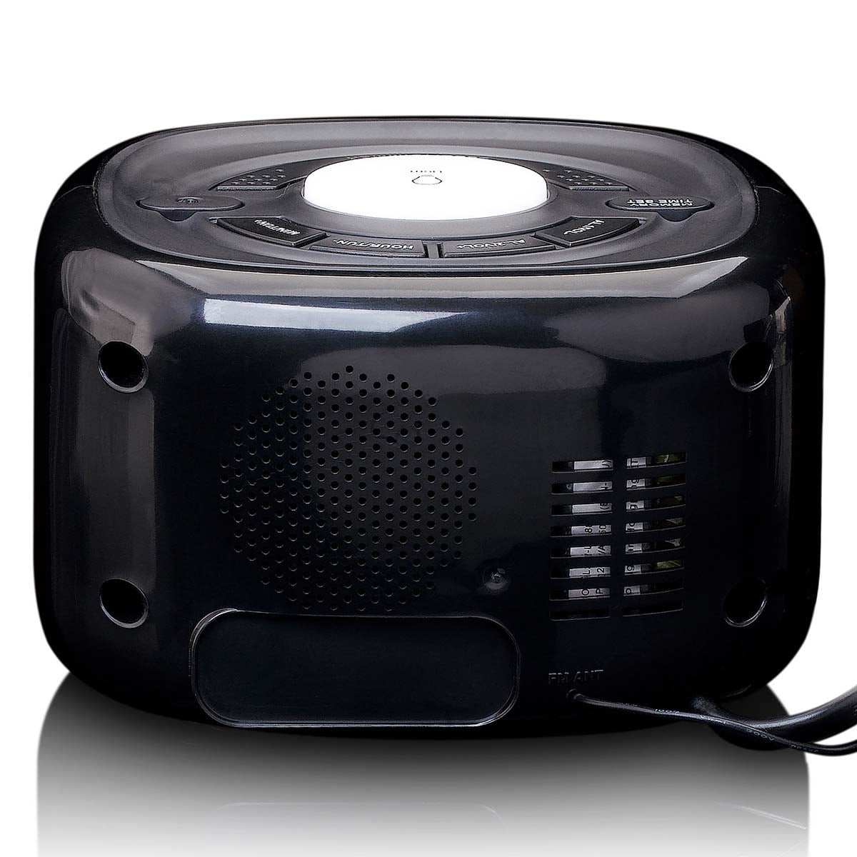 lenco-cr-12bk-fm-radiowecker-mit-nachtlicht-und-dual-alarm-schwarz image 3