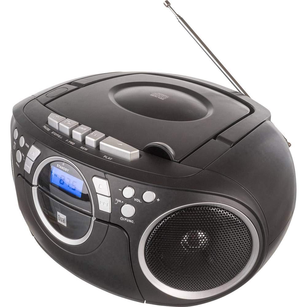 dual-p-70-schwarz-kassettenradio-mit-cd-boombox image 3