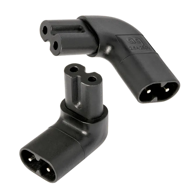 audioquest-c7-90-netzadapter-iec-c7-auf-c8 image 1