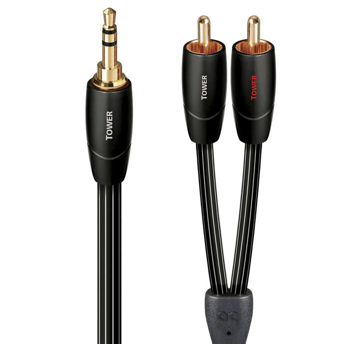 audioquest-tower-3-5mm-mini-rca-kabel-long-grain-copper-3-5-mm-klinke-auf-cinch image 2